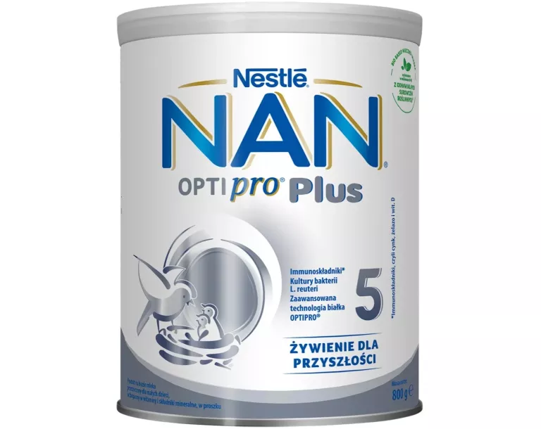 NESTLE NAN OPTIPRO PLUS 5 PUSZKA 800G