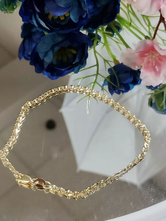 PIĘKNA ZŁOTA BRANSOLETKA 2,10 G 585