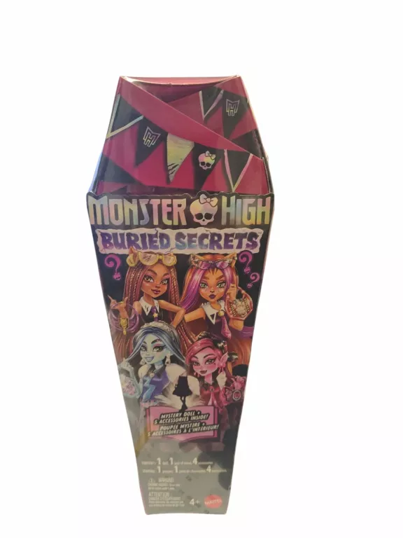 ODKRYJ MAGICZNE SEKRETY MONSTER HIGH - LALKA Z AKCESORIAMI!