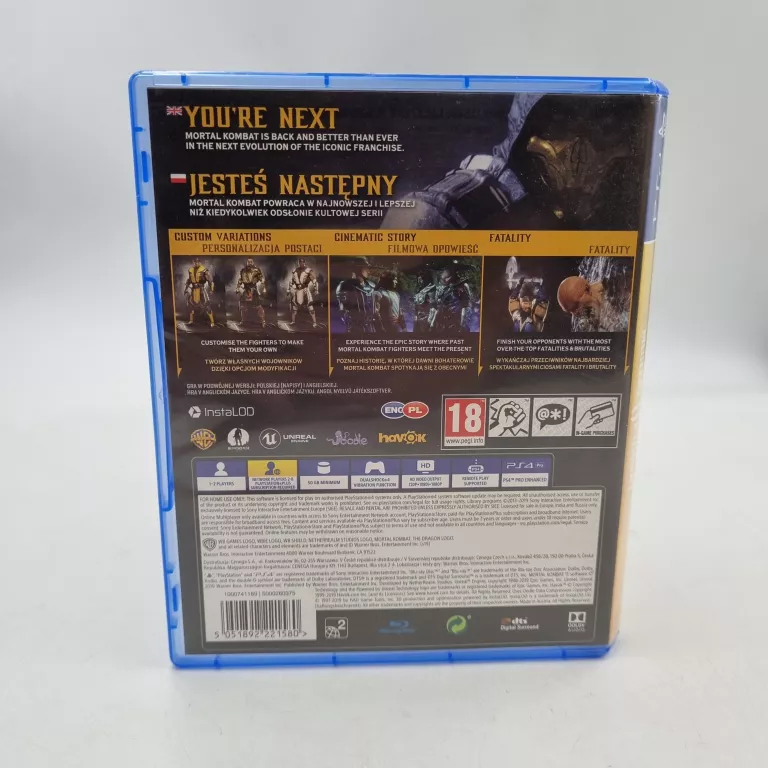 GRA MORTAL KOMBAT 11 PLAYSTATION 4 PL