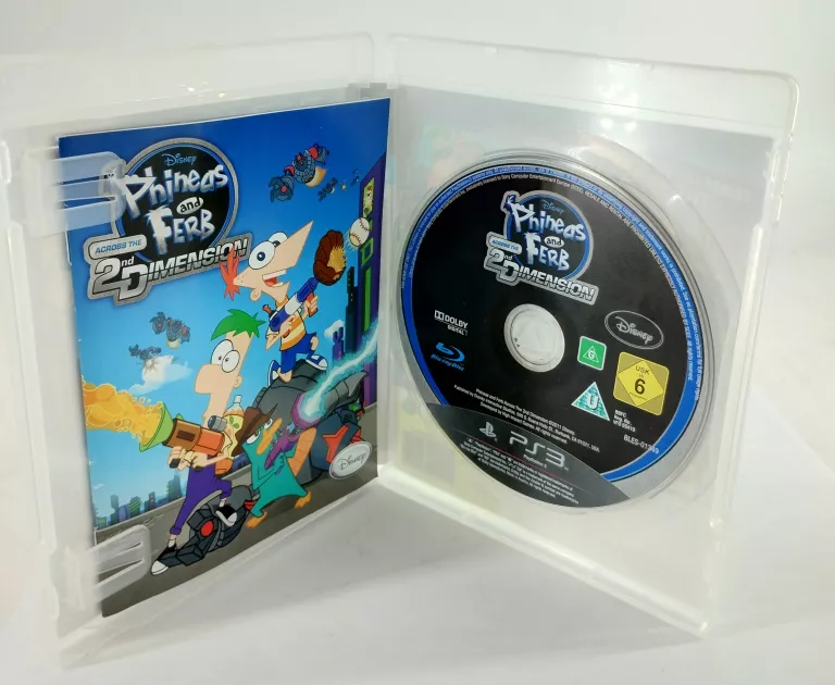 PHINEAS AND FERB 2ND DIMENSION PS3