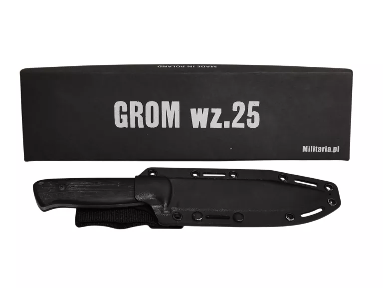 NÓŻ TAKTYCZNY SURVIVALOWY Z KABURĄ ZA-PAS WZ.25 GROM