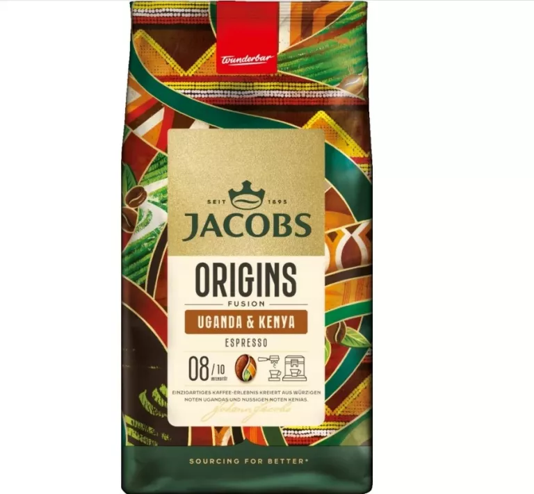 KAWA ZIARNISTA JACOBS ORIGINS FUSION UGANDA & KENYA 1 KG 8711000591154