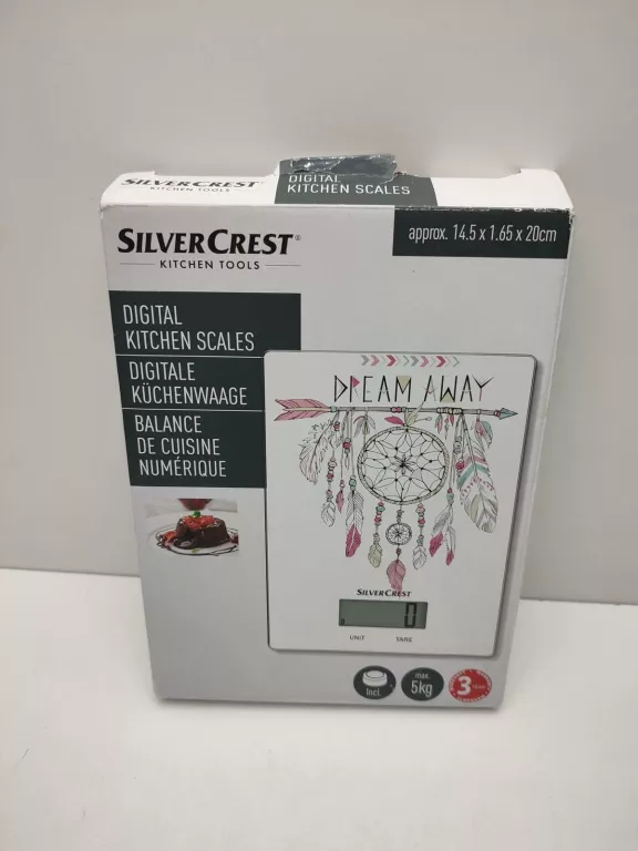 WAGA KUCHENNA CYFROWA 5 KG SILVERCREST ŁAPACZ SNÓW