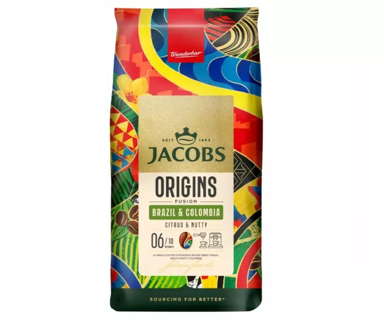 KAWA ZIARNISTA JACOBS ORIGINS FUSION BRAZIL & COLOMBIA 1KG 8711000576885