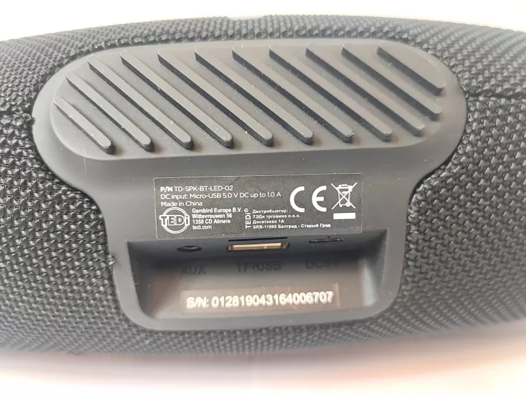 GŁOŚNIK TEDI TD-SPK-BT-LED-02