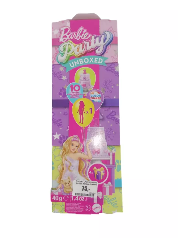 MATTEL LALKA BARBIE PARTY REVEAL BARBIE