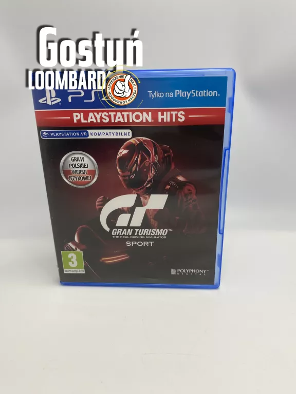 Boîte Vide De Jeu PS4 Gran Turismo Sport - Fourreau Seulement - Pour Pièces