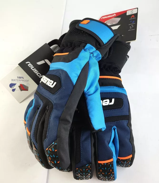 DZIECIĘCE RĘKAWICE NARCIARSKIE REUSCH CHRIS R-TEX XT JUNIOR 5,5