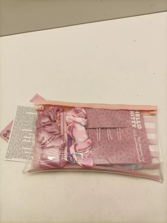 HELLO KITTY AKCESORIA DO WŁOSÓW ZESTAW SPINKI GUMKI