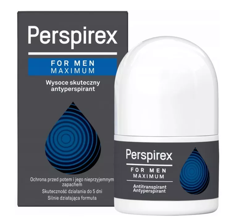 PERSPIREX ANTYPERSPIRANT ROLL-ON DLA MĘŻCZYZN MAXIMUM 20 ML