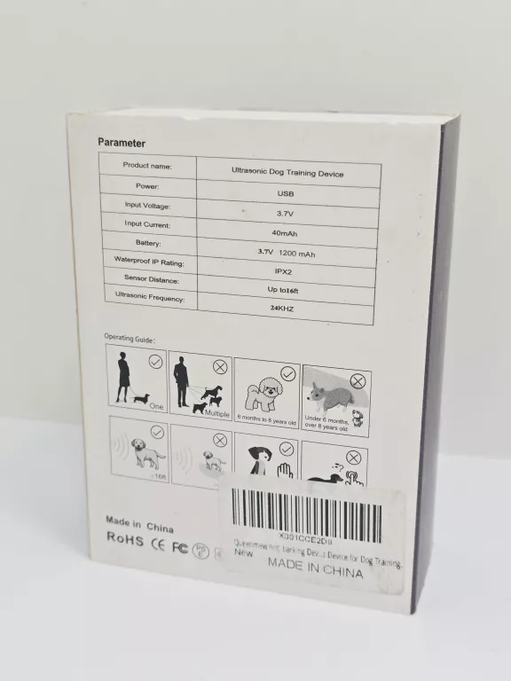 URZĄDZENIE DO TRENOWANIA PSA ULTRADŹWIĘKOWA KONTROLA SZCZEKANIA