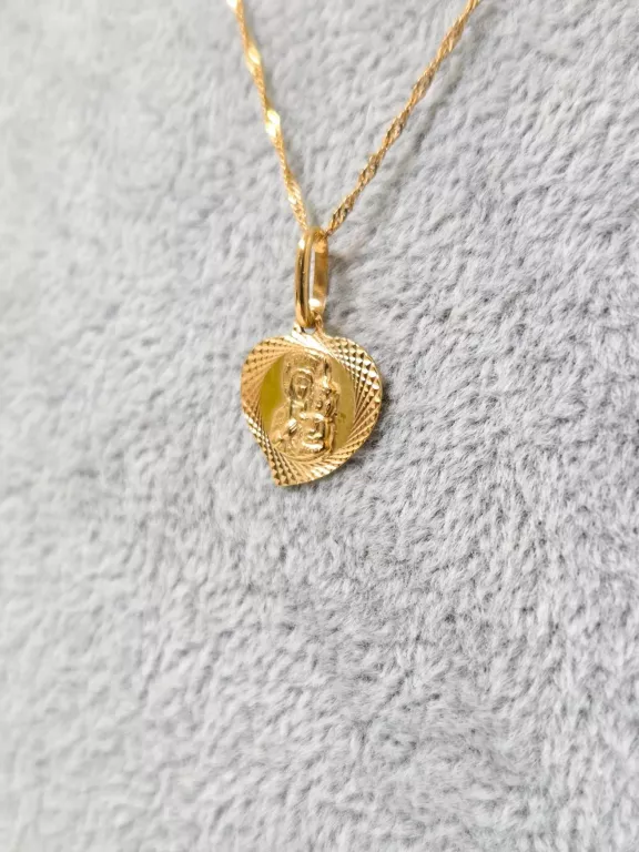 ZŁOTY ŁAŃCUSZEK Z ZAWIESZKĄ 333 / 1,37G
