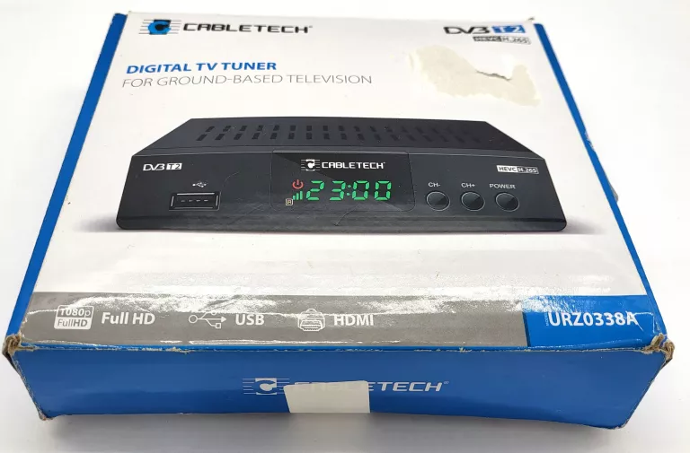 DEKODER CABLETECH URZ0338 TUNER DVB-T2/C HEVC H.265