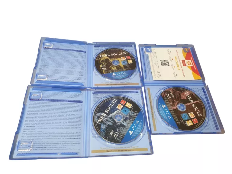 PS4 DARK SOULS TRILOGY ZESTAW 3 GIER BDB STAN! DARK SOULS CD 1 2 3