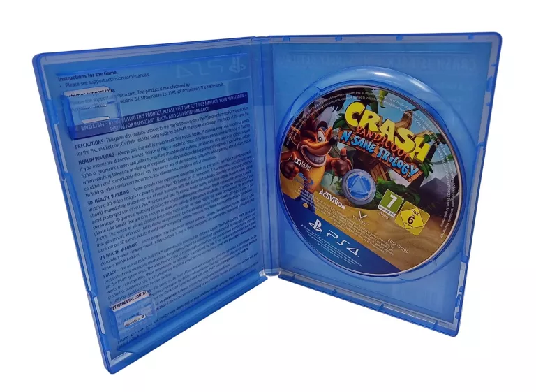 GRA CRASH BANDICOOT N-SANE TRILOGY PS4