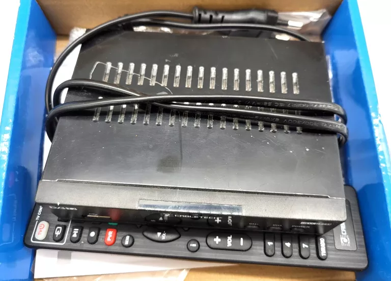 DEKODER CABLETECH URZ0338 TUNER DVB-T2/C HEVC H.265