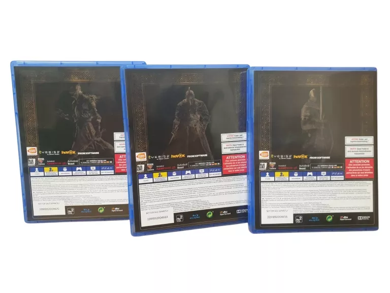 PS4 DARK SOULS TRILOGY ZESTAW 3 GIER BDB STAN! DARK SOULS CD 1 2 3
