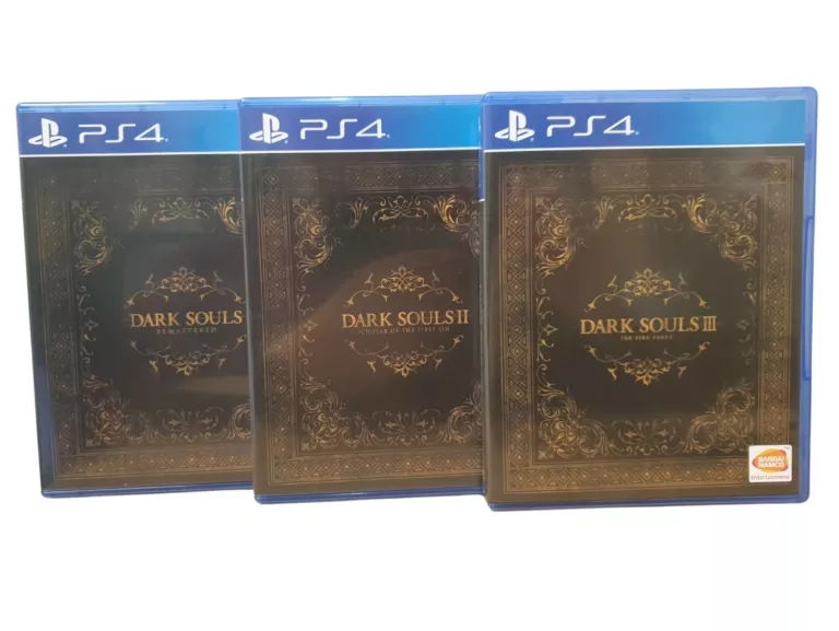 PS4 DARK SOULS TRILOGY ZESTAW 3 GIER BDB STAN! DARK SOULS CD 1 2 3