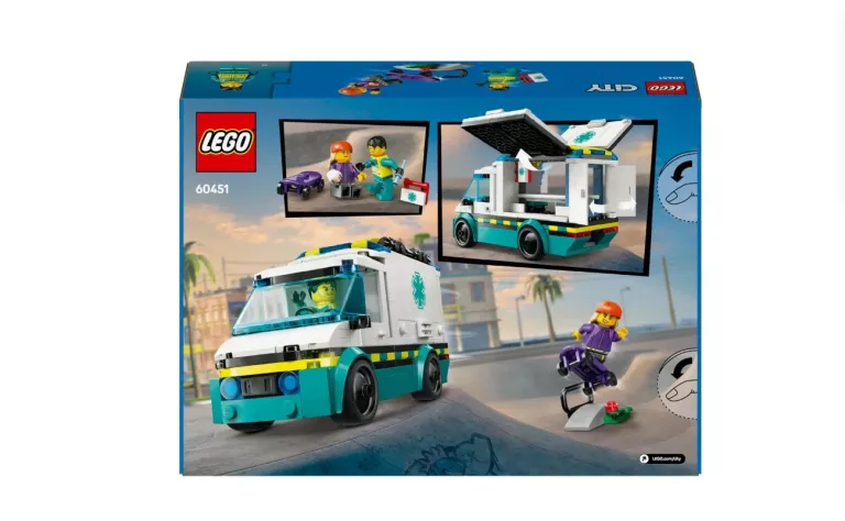 LEGO CITY KARETKA POGOTOWIA 60451