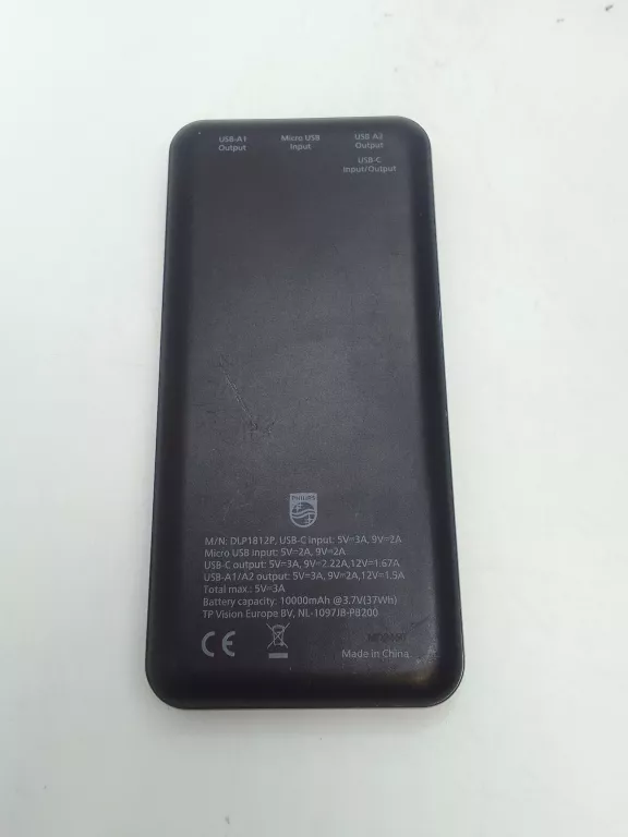 POWERBANK PHILIPS CZARNY