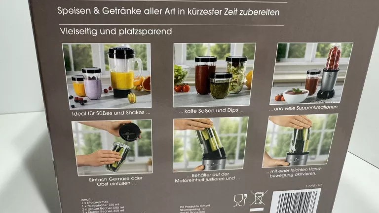 BLENDER KIELICHOWY GOURMETMAXX SMOOTHIE MAKER