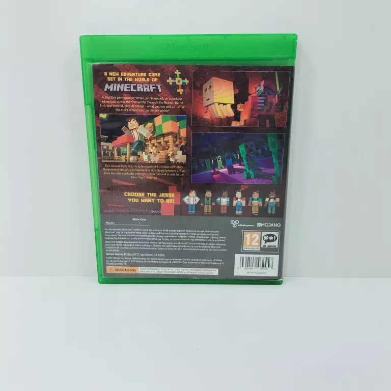 GRA XBOX ONE  MINECRAFT STORY MODE OKAZJA