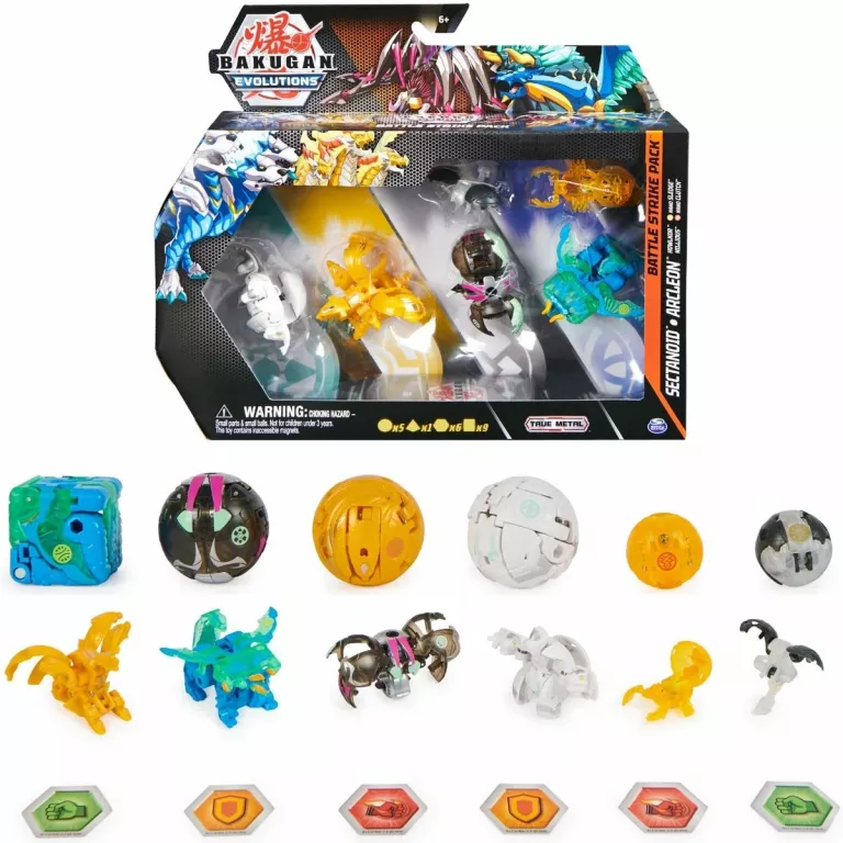 ZESTAW BAKUGAN BATTLE STRIKE PACK SECTANOID / ARCLEON