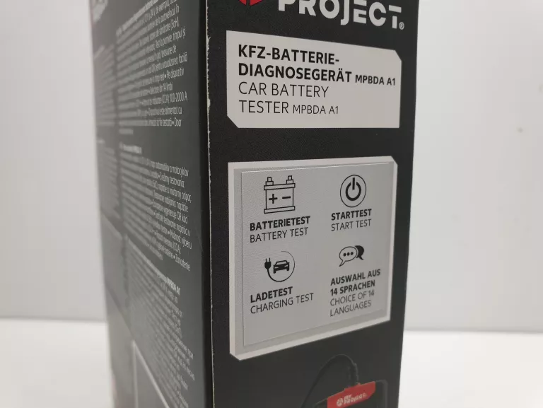 URZĄDZENIE TESTER AKUMULATORÓW SAMOCHODOWYCH MY PROJECT MPBDA A1 *FABRYKA*