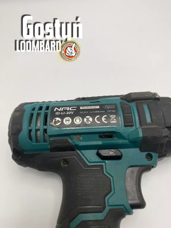 NAC ID-LI-20V ZAKRĘTARKA UDAROWA AKUMULATOROWA BODY!