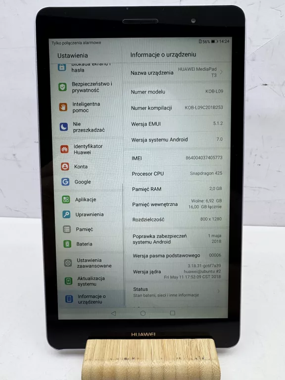 TABLET HUAWEI MEDIAPAD T3 10 9,6" 2GB/16GB