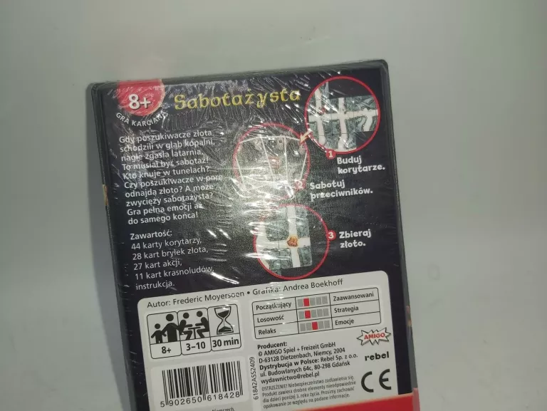 GRA KARCIANA SABOTAŻYSTA REBEL
