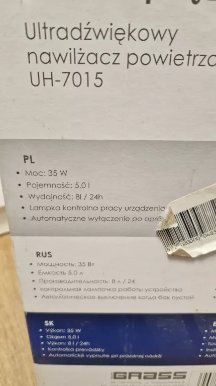 NAWILŻACZ ULTRADŹWIĘKOWY RAVANSON UH-7015