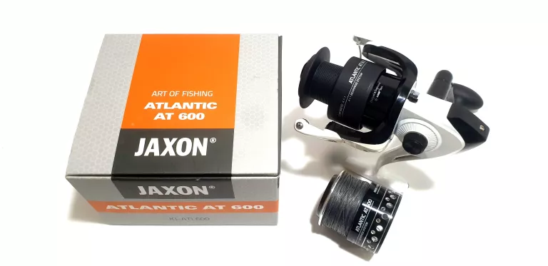 KOŁOWROTEK SUMOWY JAXON ATLANTIC AT 600 4.1:1 + PLECIONKA POWER PRO