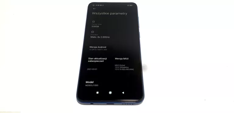 TELEFON REDMI NOTE 9 3GB/64GB MODEL M2003J15SG