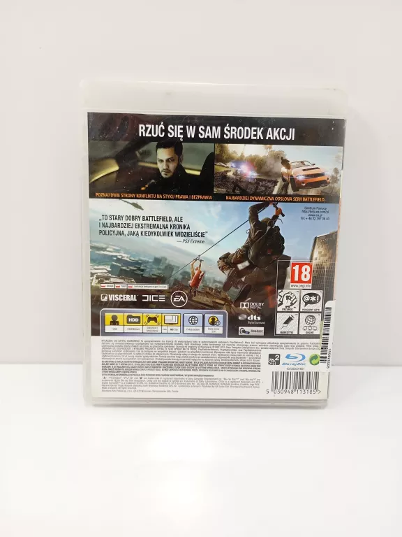 GRA PS3 BATTLEFIELD HARDLINE