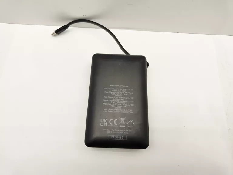 POWERBANK SBS 20000 MAH CZARNY
