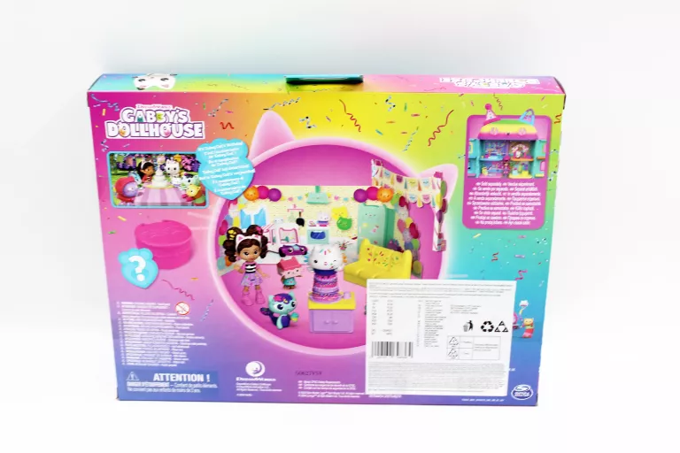 KOCI DOMEK GABI ZESTAW URODZINOWY CAKEY CAT GABBY'S DOLLHOUSE FIGURKI + AK