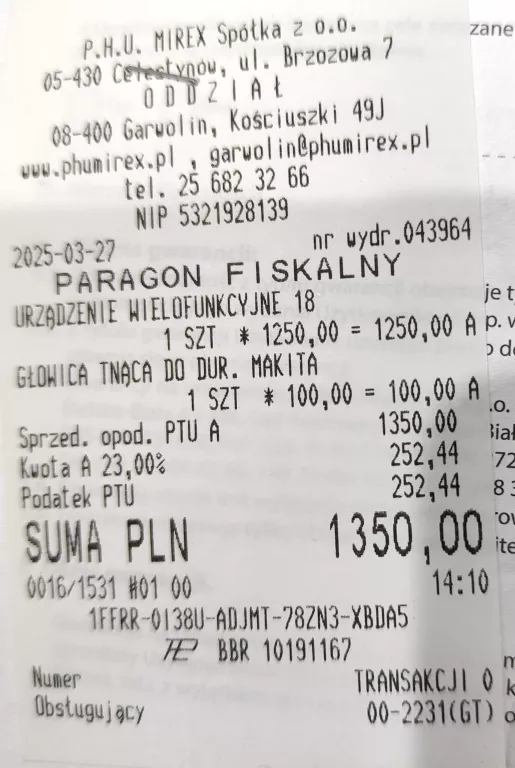 MAKITA DUX18ZX1 WIELOFUNKCYJNE URZĄDZENIE OGRODOWE