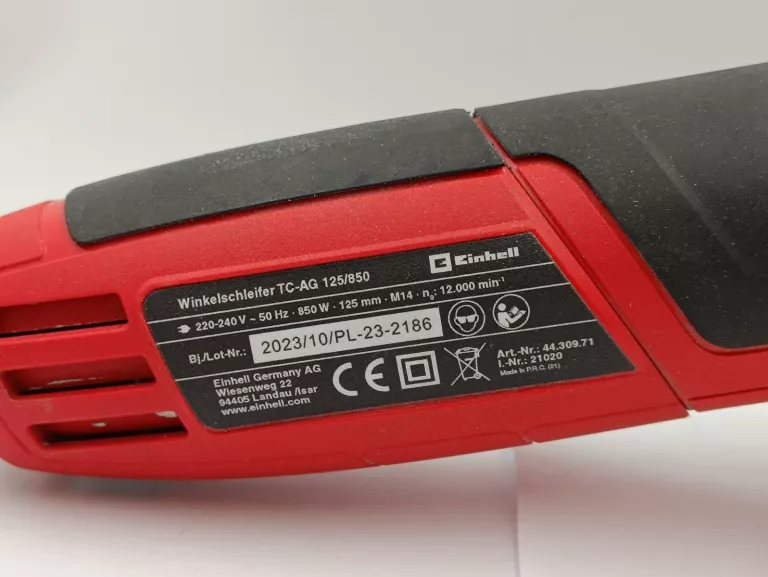 SZLIFIERKA KĄTOWA EINHELL TC-AG 125 850W