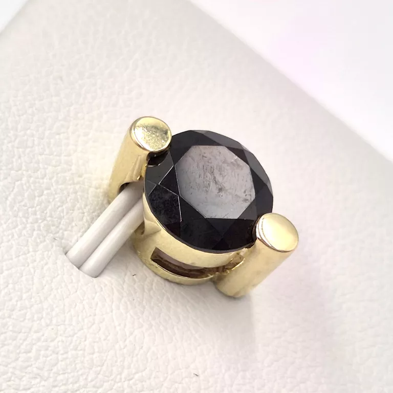 ZŁOTA ZAWIESZKA SYNTETYCZNY RUBIN 333 2,13G