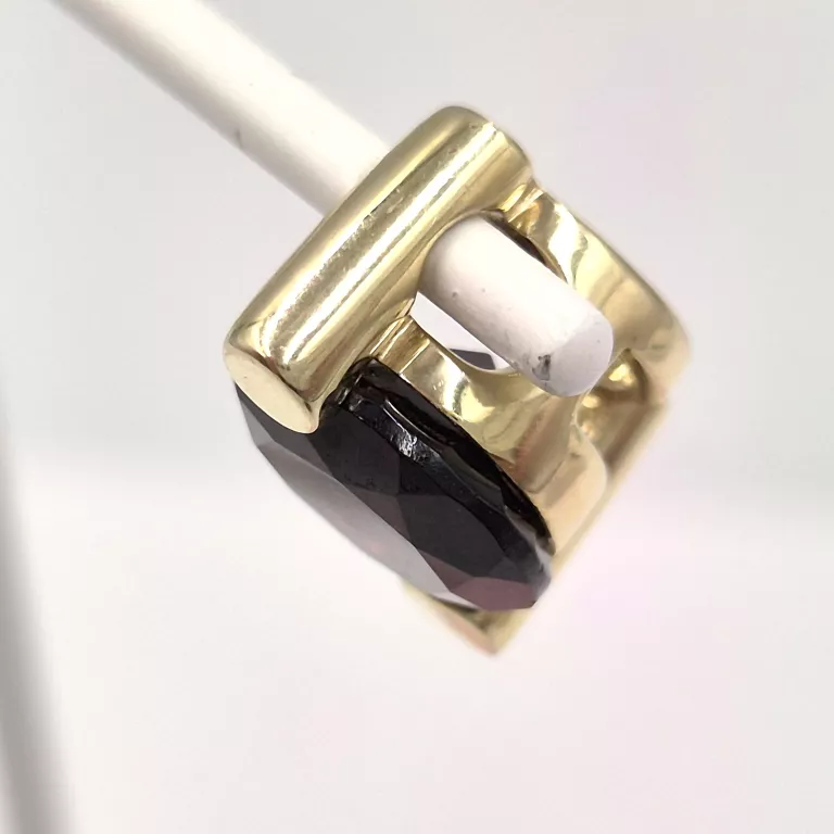 ZŁOTA ZAWIESZKA SYNTETYCZNY RUBIN 333 2,13G
