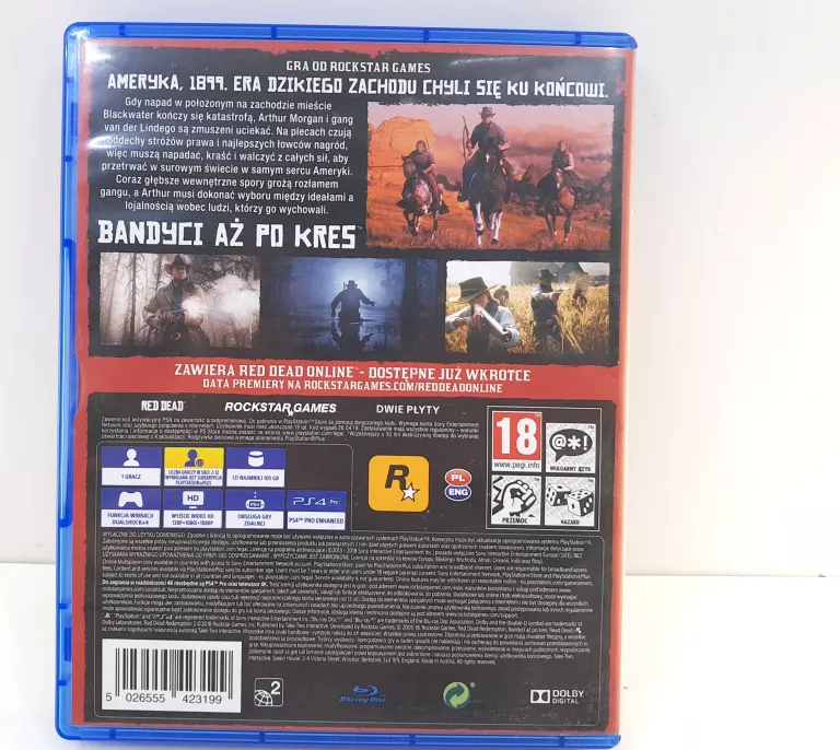 GRA PS4 RED DEAD REDEMPTION II