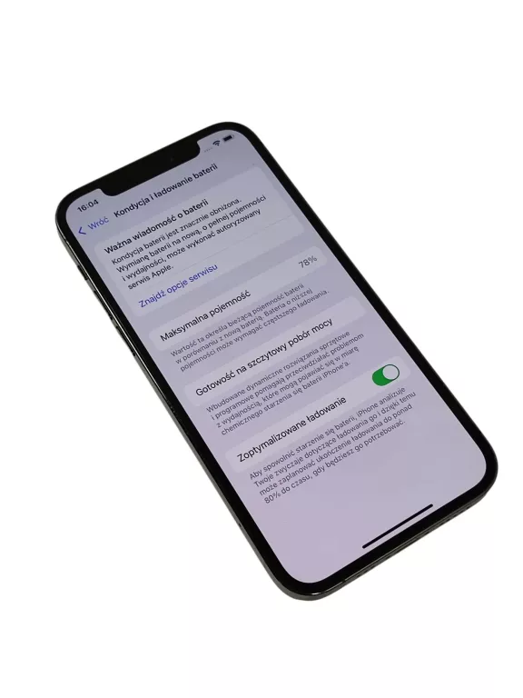 TELEFON APPLE IPHONE 12 PRO 5G 6/128 GB 6,10" 2775 MAH DUAL SIM - BAT. 78%