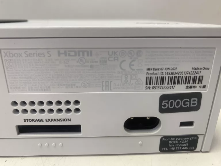 KONSOLA XBOX SERIES S 1883 512GB