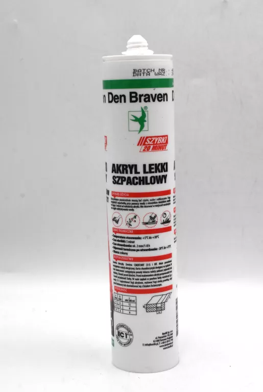 DEN BRAVEN AKRYL LEKKI SZPACHLOWY 280ML