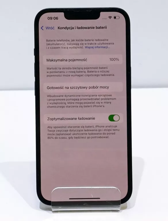 TELEFON IPHONE 13 4/128GB BAT.100% CZARNY