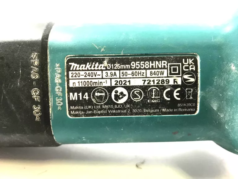 SZLIFIERKA KĄTOWA MAKITA 9558HN