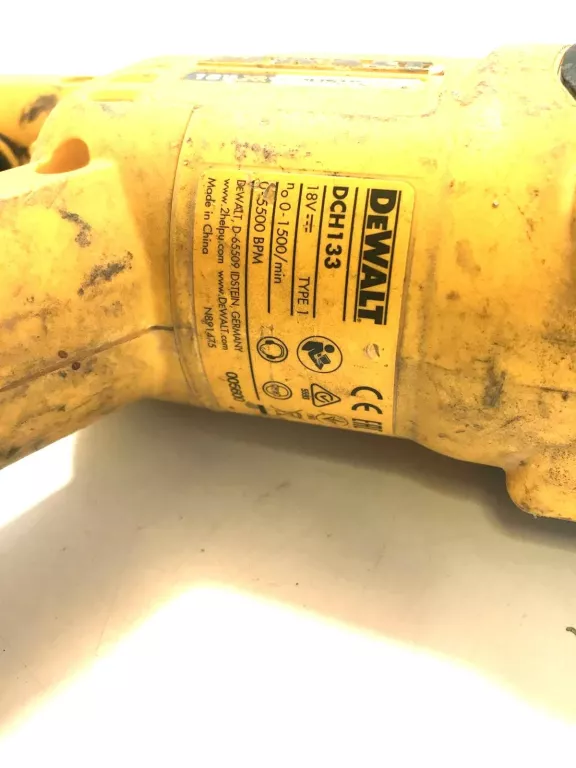 MŁOTOWIERTARKA DEWALT DCH133 + AKU  4.0AH