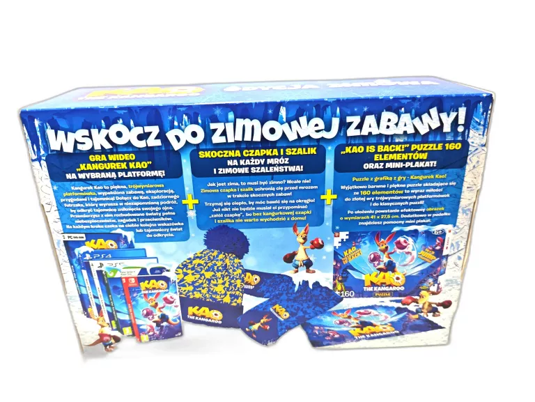 GRA SONY PLAYSTATION 5 PS5 KANGUREK KAO EDYCJA ZIMOWA + AKCESORIA